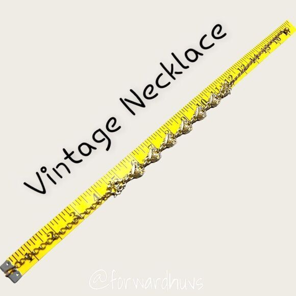 Vintage Silver Tone Necklace with Aurora Borealis and Faux Pearl Accents - Picture 7 of 10